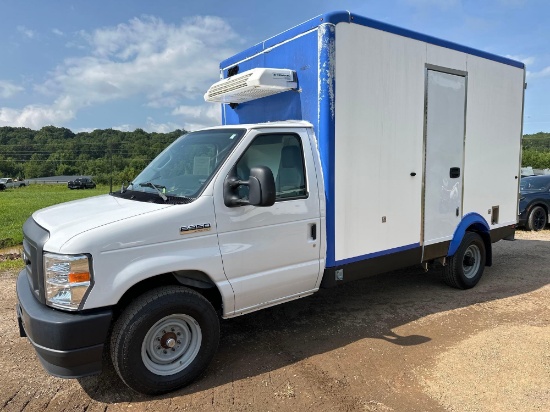 2023 Ford Econoline Refrigerated Truck, VIN # 1FDWE3FK8PDD18887