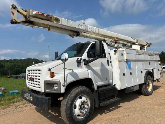 2009 GMC C8500 Bucket Truck, VIN # 1GDP8C1B19F400079