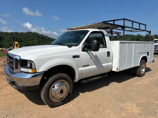 2004 Ford F-450 Service Truck, VIN # 1FDXF46P74EB87332