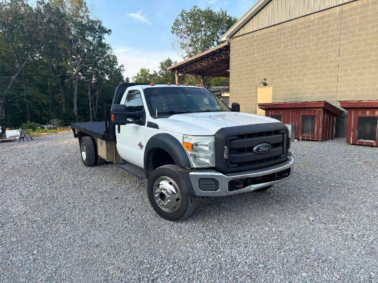 2016 Ford F-550 4x4 Flatbed Truck, VIN # 1FDUF5HT3GEA51822