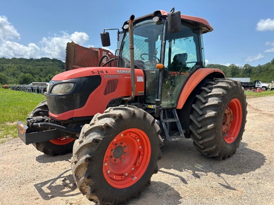 Kubota M9960 4x4 Cab Tractor with Side Arm Mower