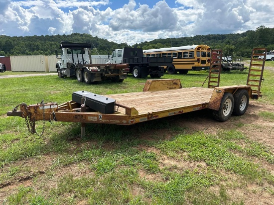 18ft Bumper Pull Equipment Trailer