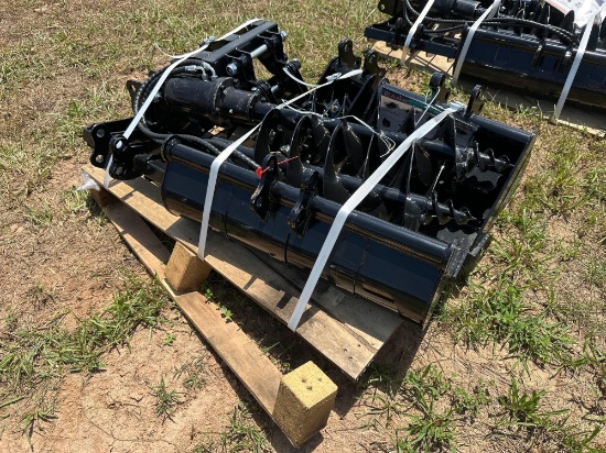 New/Unused 9 Piece Mini Excavator Attachment Set