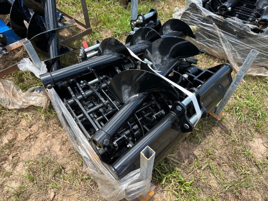 New/Unused 9 Piece Mini Excavator Attachment Set