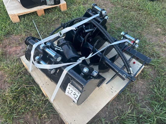 New/Unused AGT 6 Piece Mini Excavator Attachment Set