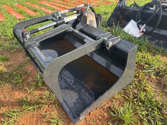 New/Unused Wolverine 44in Mini Skidsteer Grapple Bucket
