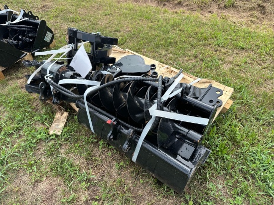 New/Unused 9 Piece Mini Excavator Attachment Set