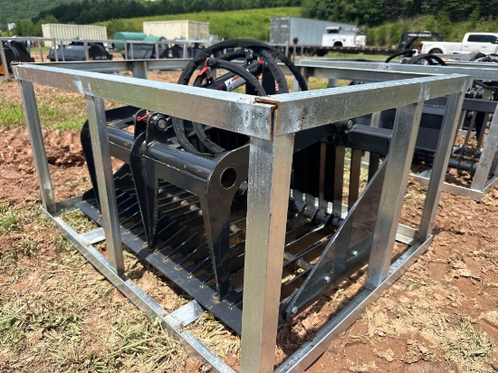 New/Unused Landhonor 44in Mini Skidsteer Rock Bucket Grapple