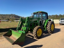 John Deere 6430 4x4 Cab Tractor with Loader