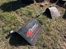 Mountable Rear Mud Flaps and Tail Light Combo