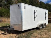2016 7ft x 16ft Spartan Enclosed Cargo Trailer