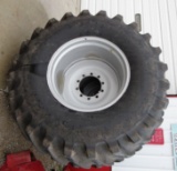 Pair of 30.5L-32 Firestone Combine Tires w/ Rims
