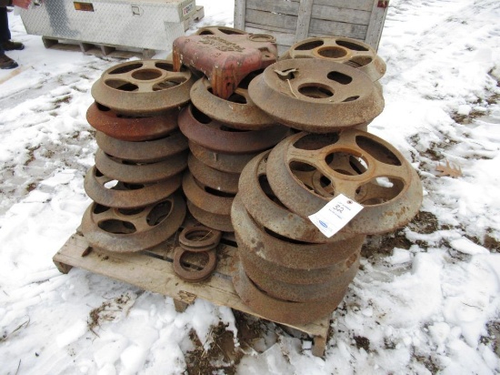 Pallet of Packer Wheels