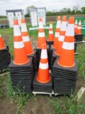 QTY 100 NEW Highway Safety Cones