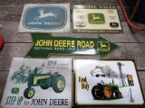 (5) John Deere Signs - For one money