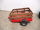 Vintage IH Plastic Pedal Tractor Wagon