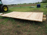NEW Solid Oak 16' Wagon Bed w/ Hay Rack