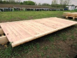 NEW Solid Oak 18' Wagon Bed w/ Hay Rack