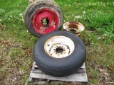 Lot of Implement Tires and Wheels