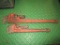 Lot of Snap On & Ridgid Pipe Wrenches - NO RESERVE