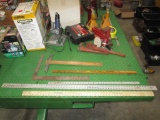 Lot of Measuring Sticks & Squares - NO RESERVE