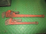 Lot of Snap On & Ridgid Pipe Wrenches - NO RESERVE