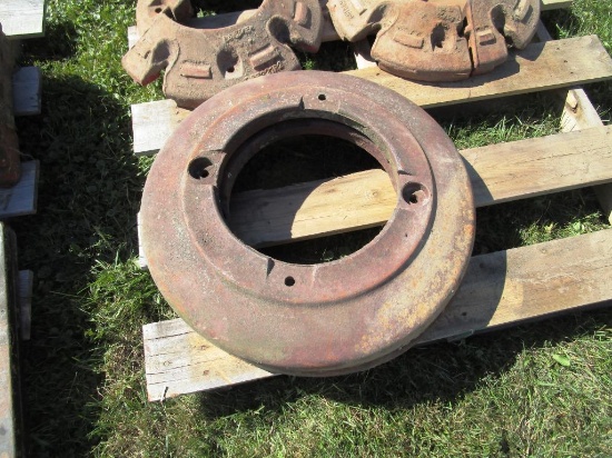 Pair of Oliver Rear Wheel Weights - NO RESERVE