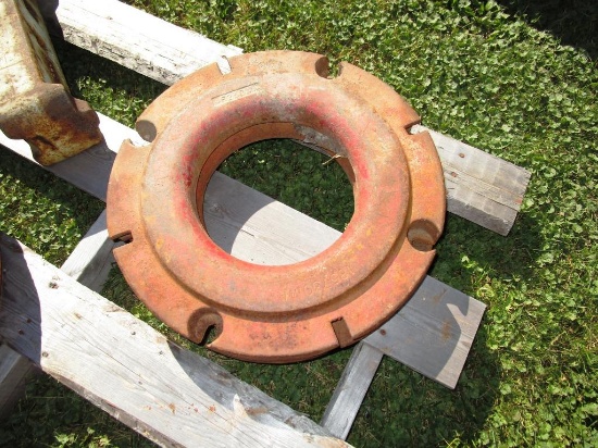 Pair of Massey Ferguson Rear Wheel Weights - NO RESERVE