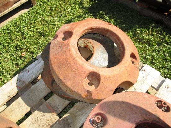 Pair of Farmall Rear Wheel Weights - NO RESERVE