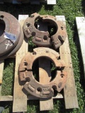 Pair of IH Utility Wheel Weights - NO RESERVE