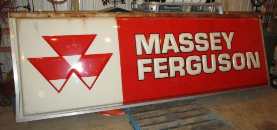 8-10   Original Massey Ferguson Lighted Dealership Sign