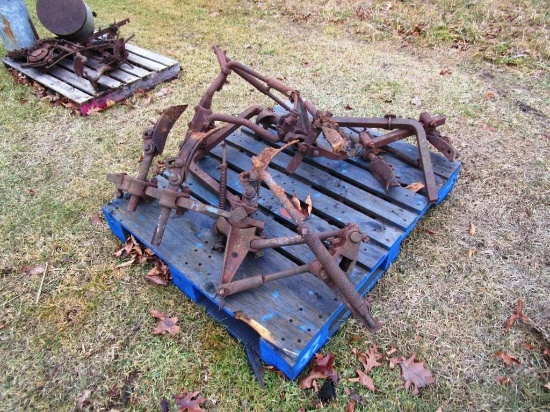 Pallet of Farmall Cub Cultivator Parts