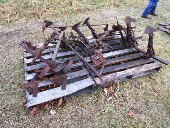 Pallet of Farmall Cub Cultivator Parts