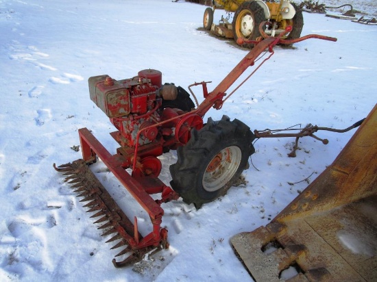 Walk Behind Sickle Bar Mower w/ TONS of Attachments
