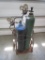 Oxy acetylene torch with cart