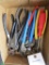 Lot of channel locks and pliers