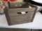 Antique wooden crate