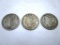 Lot of 3 - 1881, 1890 & 1891 Morgan Silver Dollars