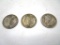 Lot of 3 - 1881, 1883 & 1900 Morgan Silver Dollars