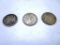 Lot of 3 - 1900-O, 1900-S & 1904 Morgan Silver Dollars
