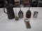 Lot of Oil Cans and Bell