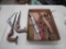 Lot of Tools with Saws, Corn Knife and Lead Mold