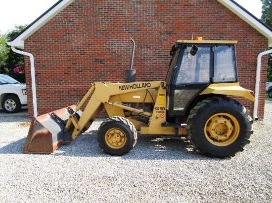 Ford 445D w/ Cab, 4x4, ONLY 2600 Original Hours - This is one of Brad Neuhart's personal tractors.