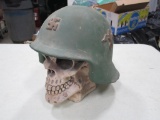 Ceramic helmet and skull