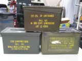 Lot of 3 - Ammo boxes