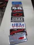 Lot of 10 - Chevrolet license plates
