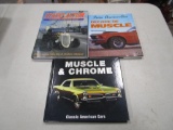 Lot of 3 muscle car and hot rod books