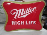 28 in. Miller High Life sign