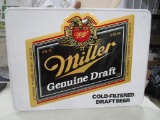 25 in. Miller beer sign