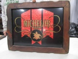 19 in. Michelo beer sign